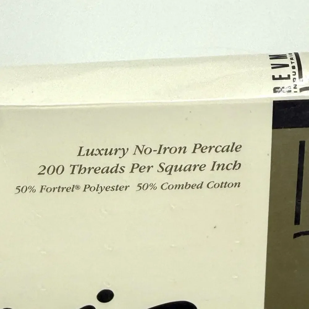 Di Lewis VTG 1991 Watercolor Floral Full Fitted Sheet Percale Country Cottage
